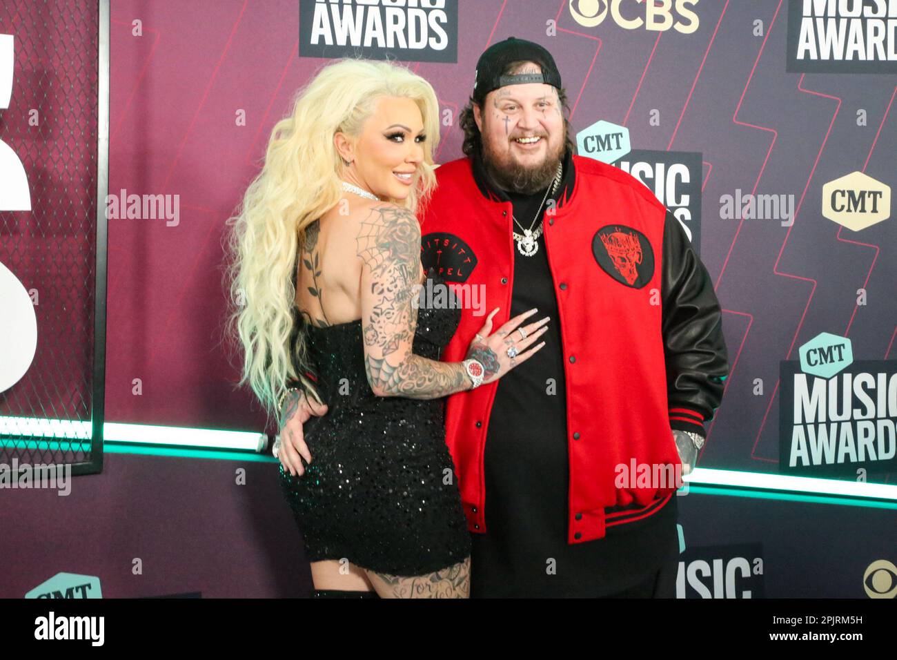 Austin, USA. 02nd Apr, 2023. Bunny Xo, Jelly Roll attends the 2023 CMT