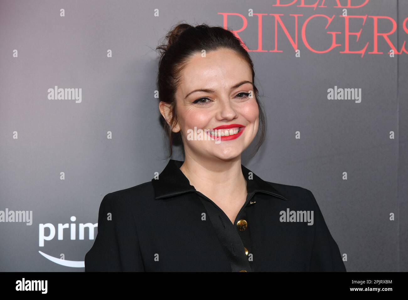Emily Meade attends the world premiere of Prime Video's "Dead Ringers