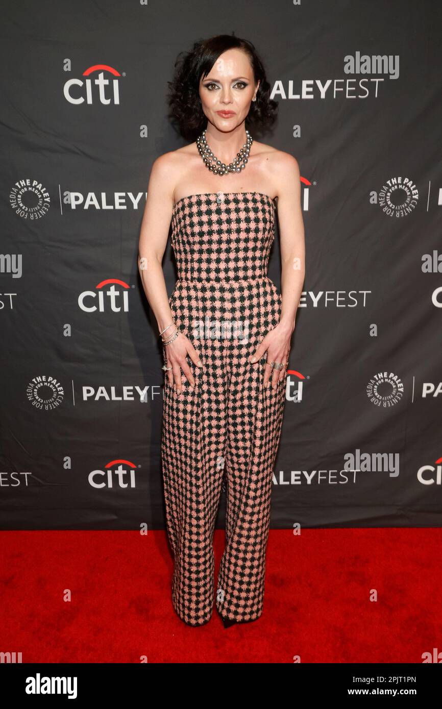 Hollywood, Ca. 3rd Apr, 2023. Christina Ricci at PaleyFest 2023 ...