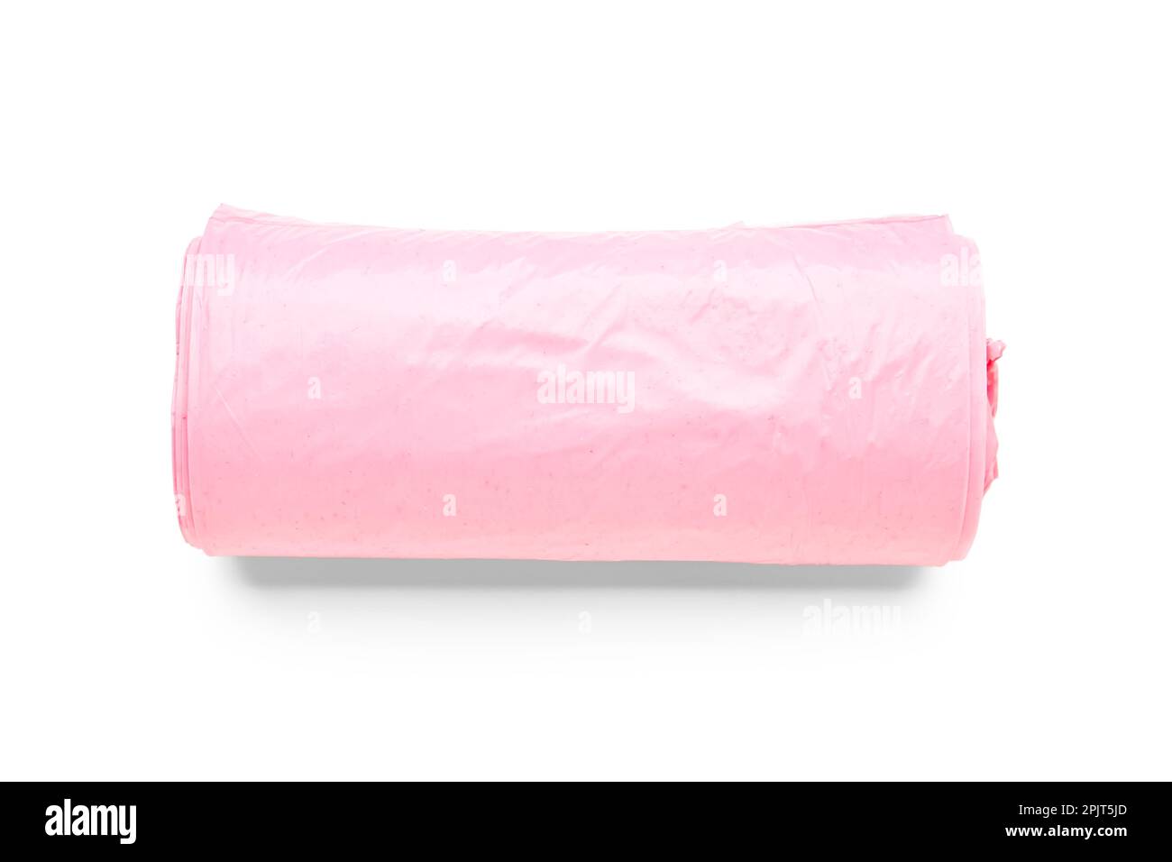 Pink Plastic Garbage Bags Stock Photo - Alamy