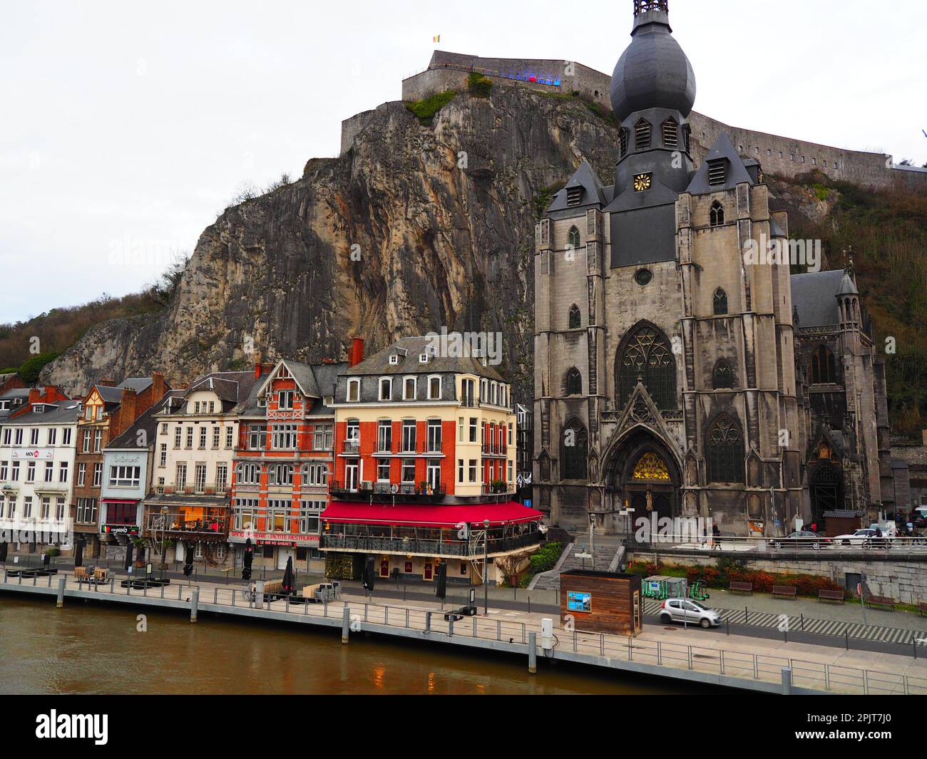 City Trip, Dinant, Ardennes, Belgium Stock Photo