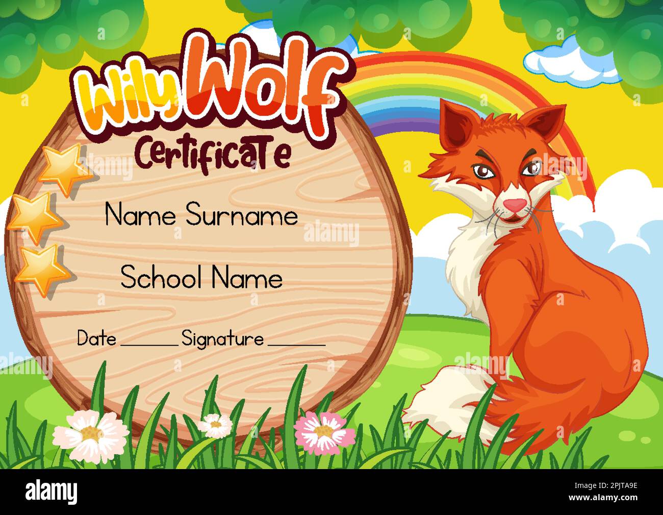 certificate-for-kids-template-with-customizable-design-with-playful
