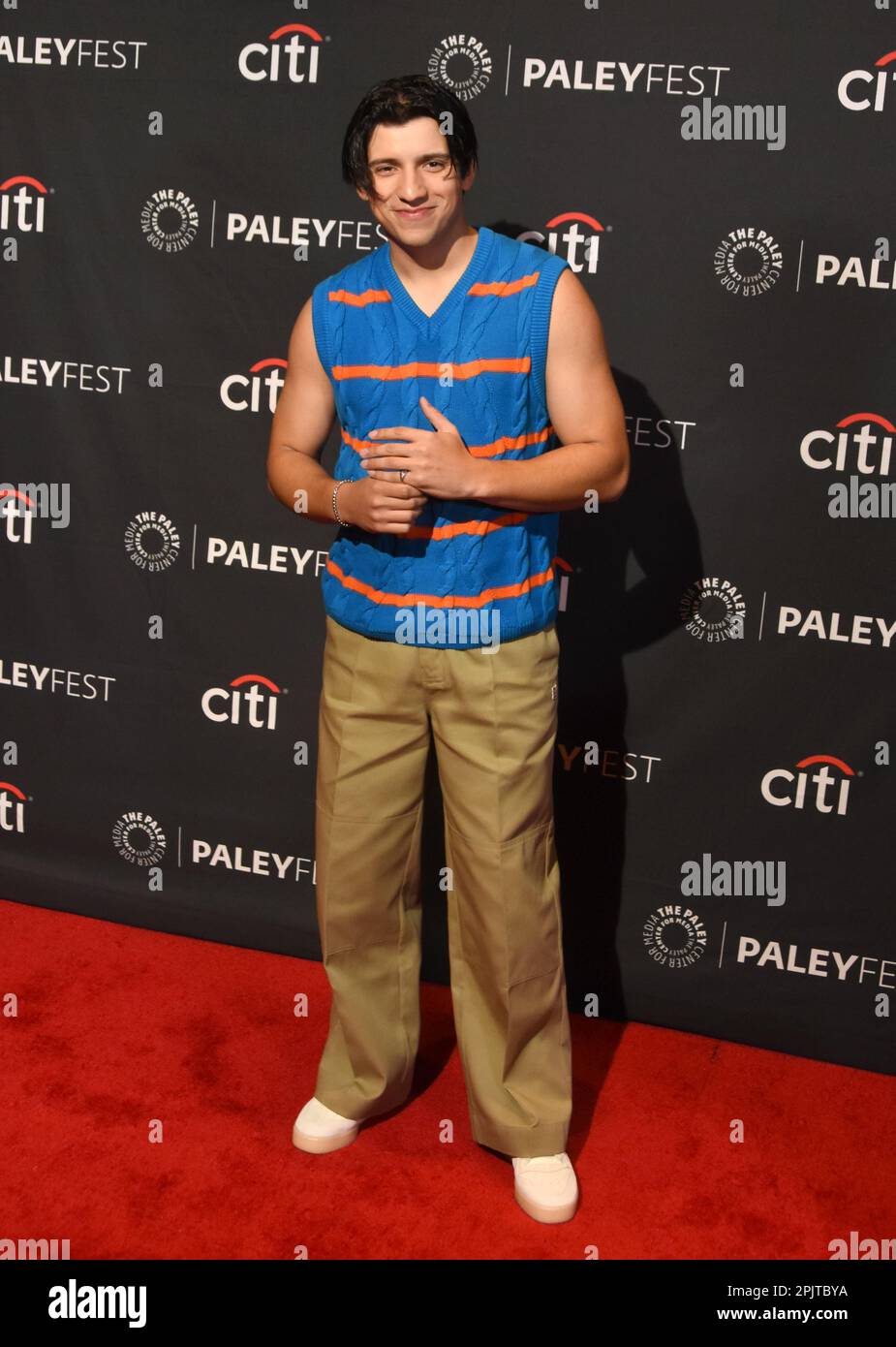 Hollywood, California, USA 3rd April 2023 Actor Kevin Alves attends PaleyFest LA 2023 - 'Yellowjackets' at Dolby Theatre on April 3, 2023 in Hollywood, California, USA. Photo by Barry King/Alamy Live News Stock Photo