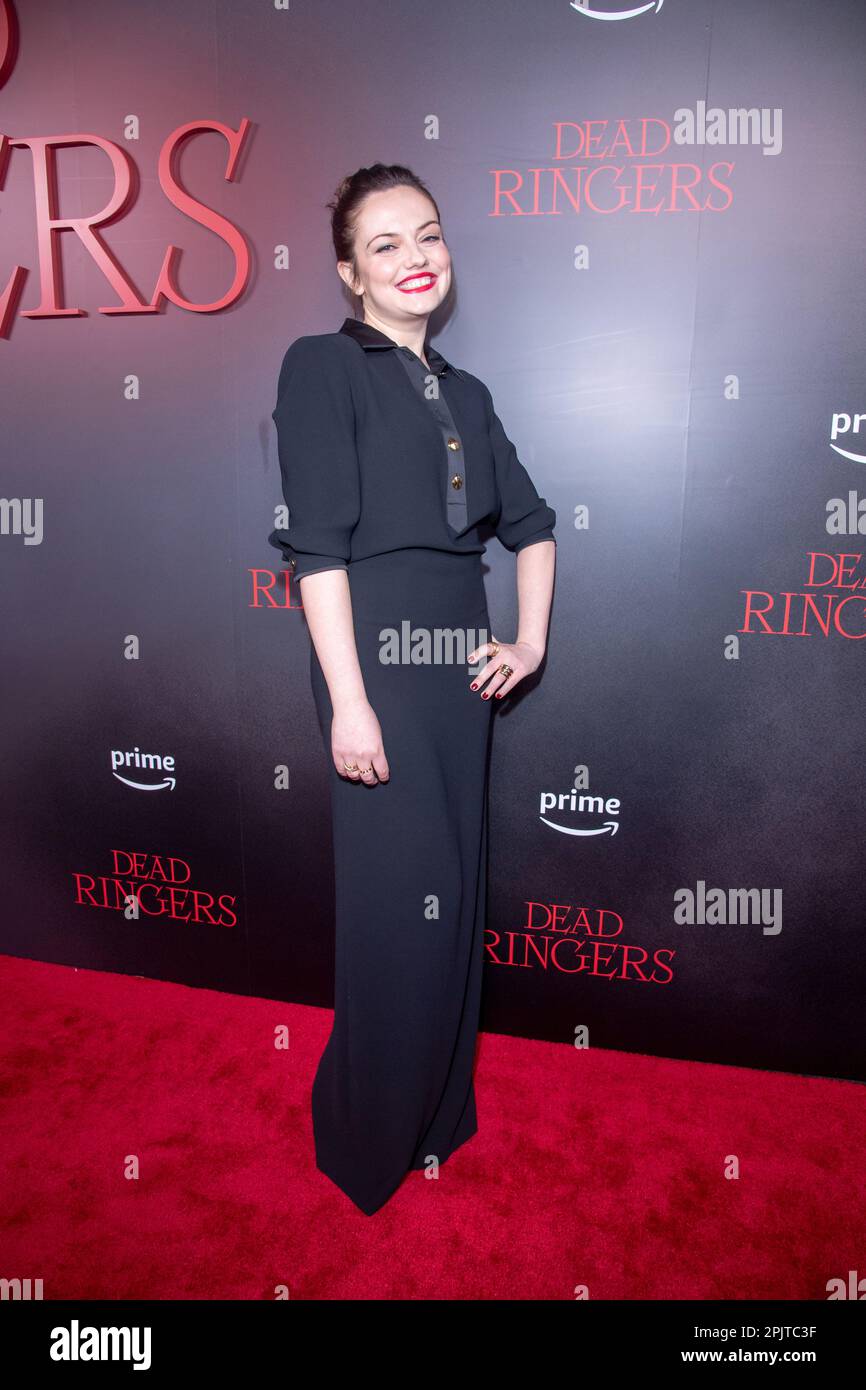 NEW YORK, NEW YORK - APRIL 03: Emily Meade attends the world premiere