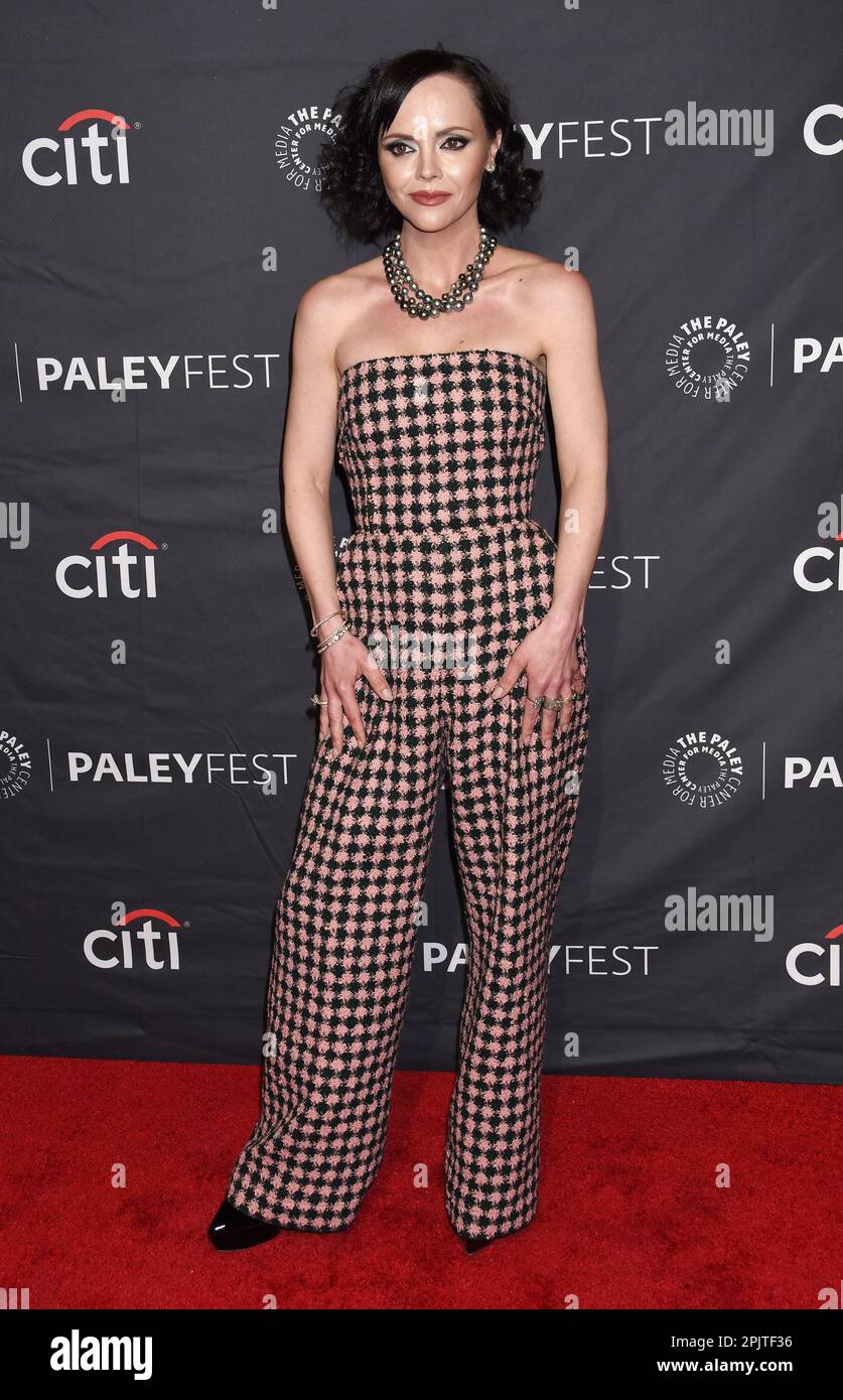 Hollywood, CA on April 3, 2023. Christina Ricci arriving to PaleyFest ...
