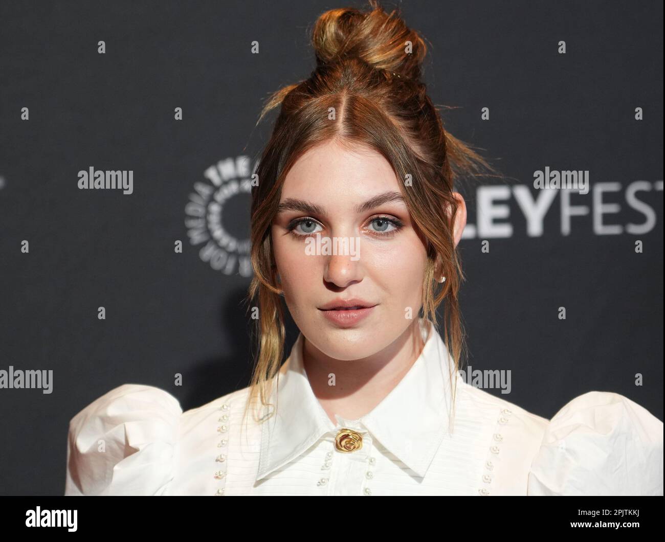 Los Angeles, USA. 03rd Apr, 2023. Sophie Nélisse arrives at The