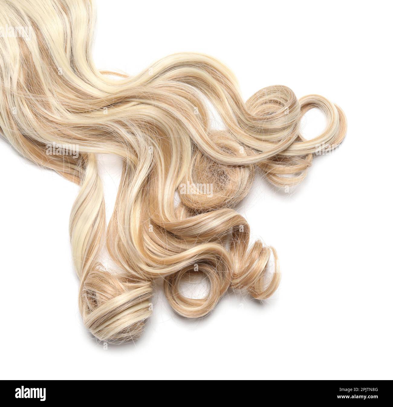 Beautiful blonde curly hi-res stock photography and images - Alamy