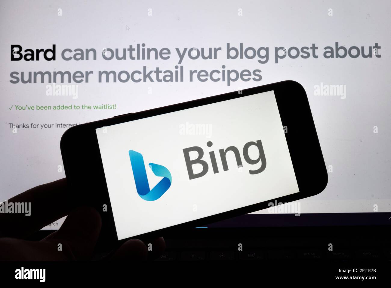 San francisco california usa 3rd apr 2023 the bing logo in front