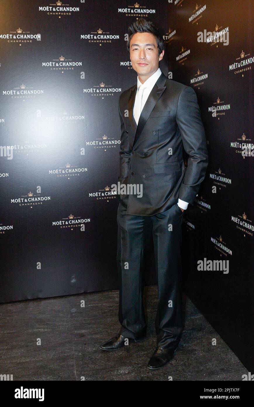 Daniel Phillip Henney, the US-actor based in South Korea, at the Moet & Chandon 'Vintage 2000' launch in the Overseas Passenger Terminal at Circular Quay in Sydney, Australia on 28 June 2007. Stock Photo