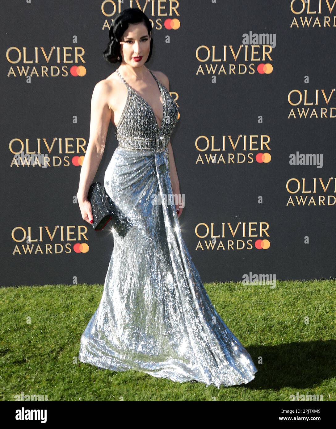 Apr 02, 2023 London, England, UK Dita Von Teese attending The Olivier Awards 2023, Royal