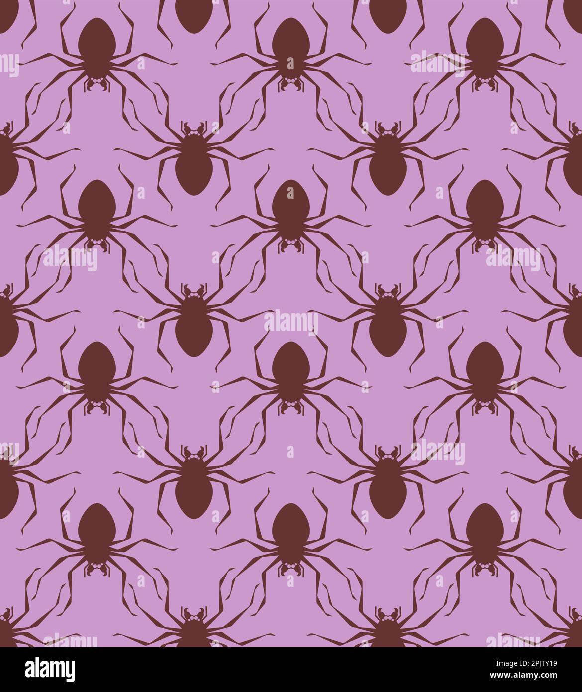 Spider pattern seamless. Poisonous dangerous insect background. Vector ...