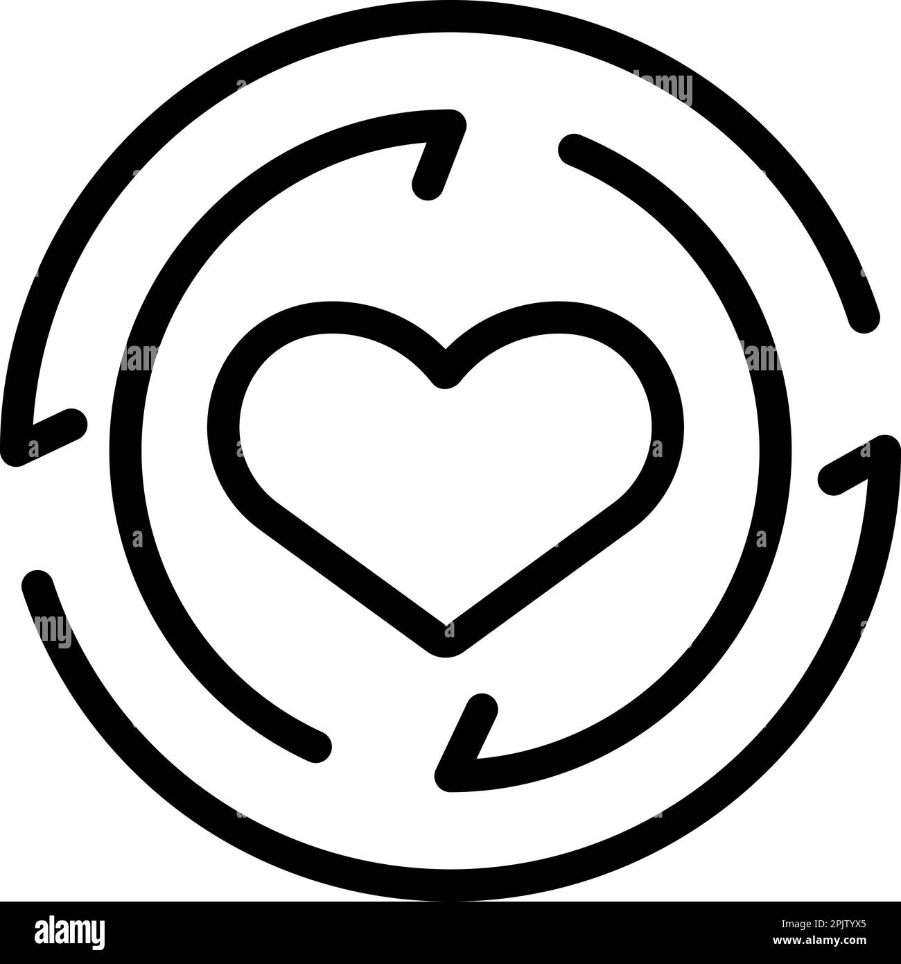 Charity love icon outline vector. Poverty child. Home person Stock Vector