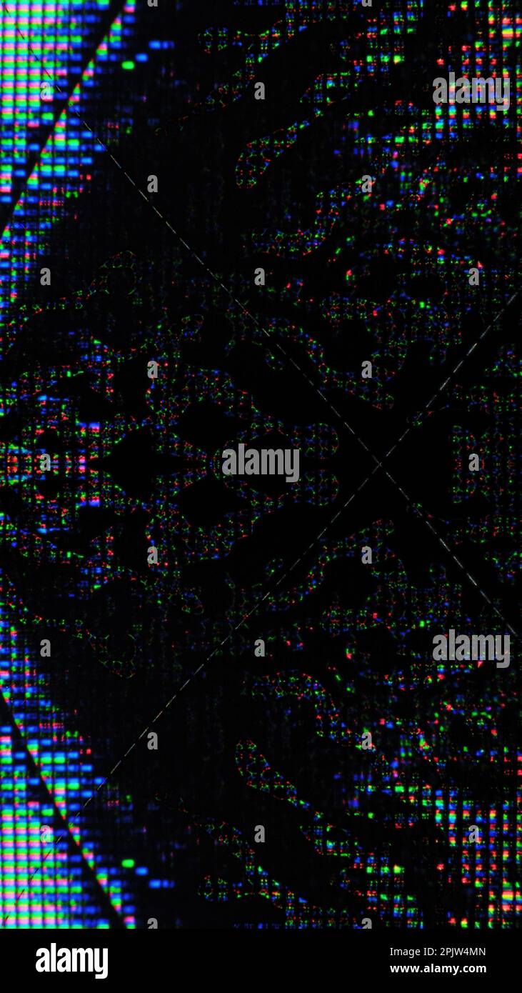 Digital pattern glitch pixel color dots texture Stock Photo - Alamy