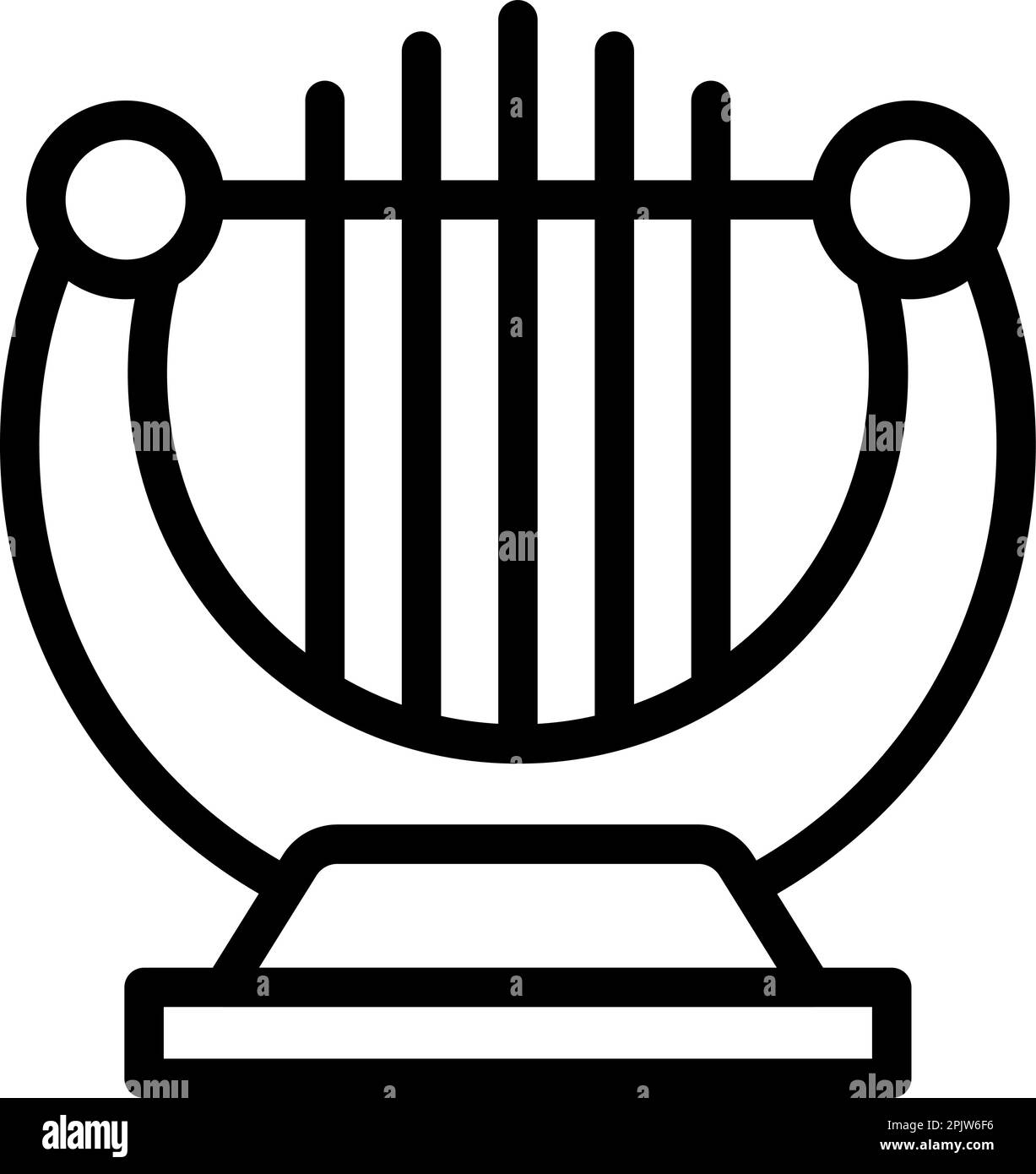 Musical instrument icon outline vector. Puppet show. Toy presentation ...