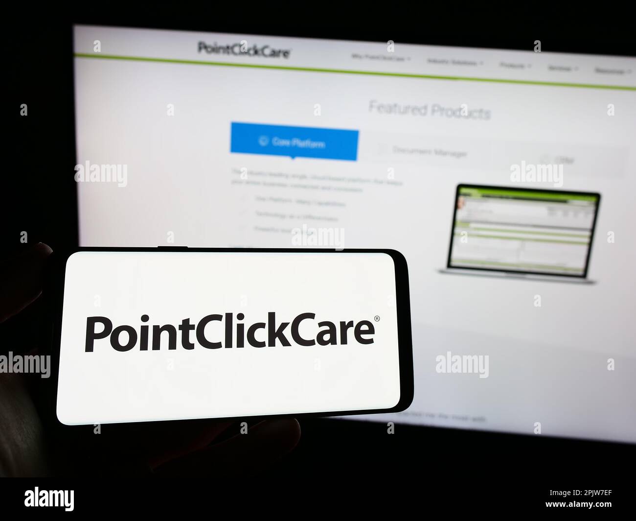 Software pointclickcare hi-res stock photography and images - Alamy