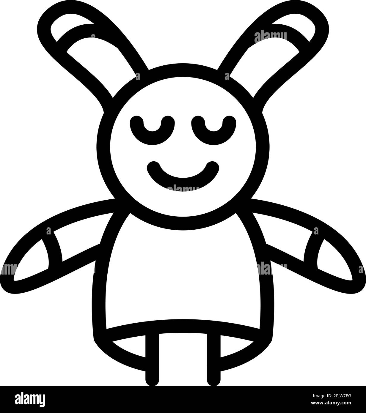 Puppet toy animal icon outline vector. Theatre show. Stage curtain