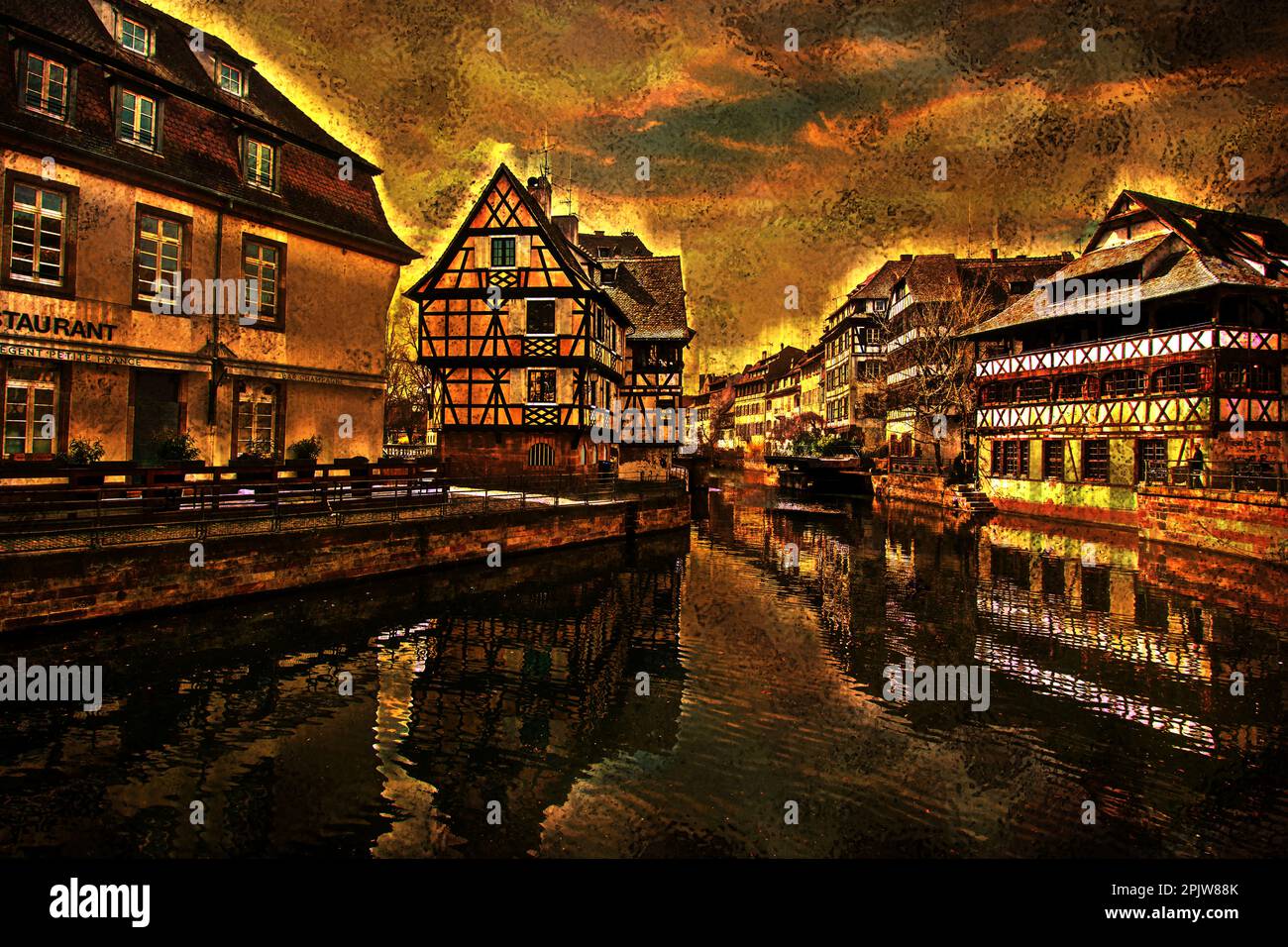 FRANCE : TANNERS HOUSE - STRASBOURG Stock Photo