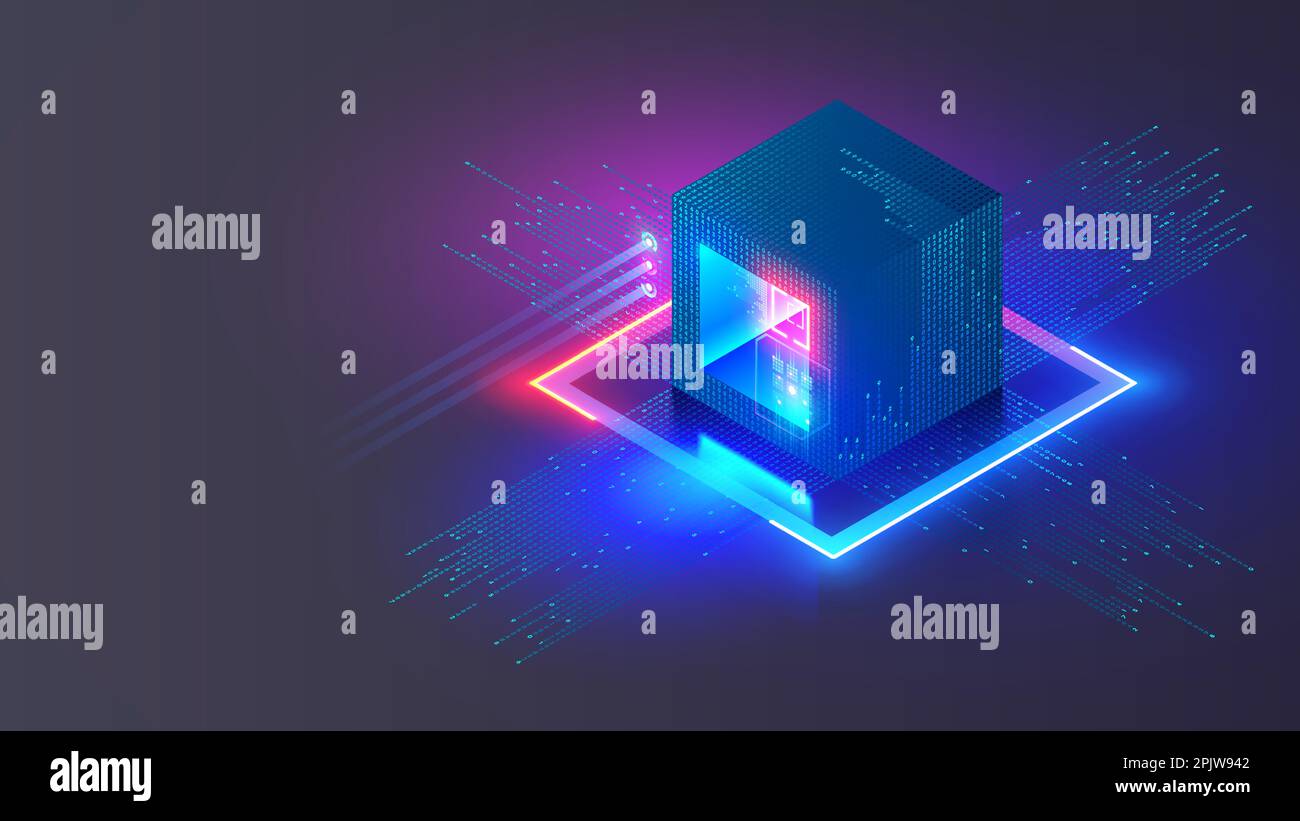 Blockchain network Stock Vector Images - Alamy