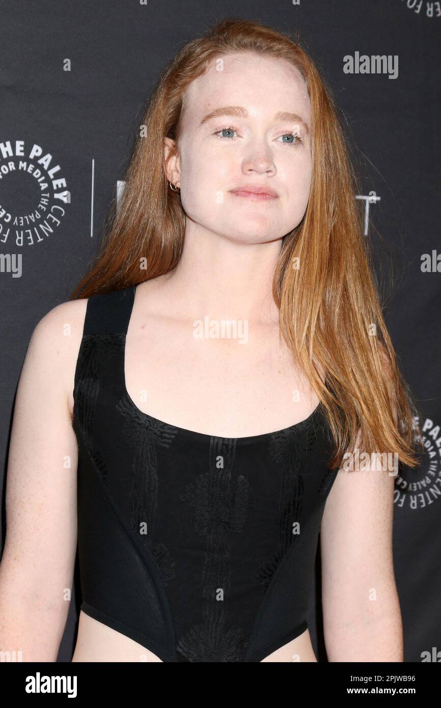 LOS ANGELES - APR 3:  Liv Hewson at the 2023 PaleyFest - Yellowjackets at the Dolby Theater on April 3, 2023 in Los Angeles, CA Stock Photo