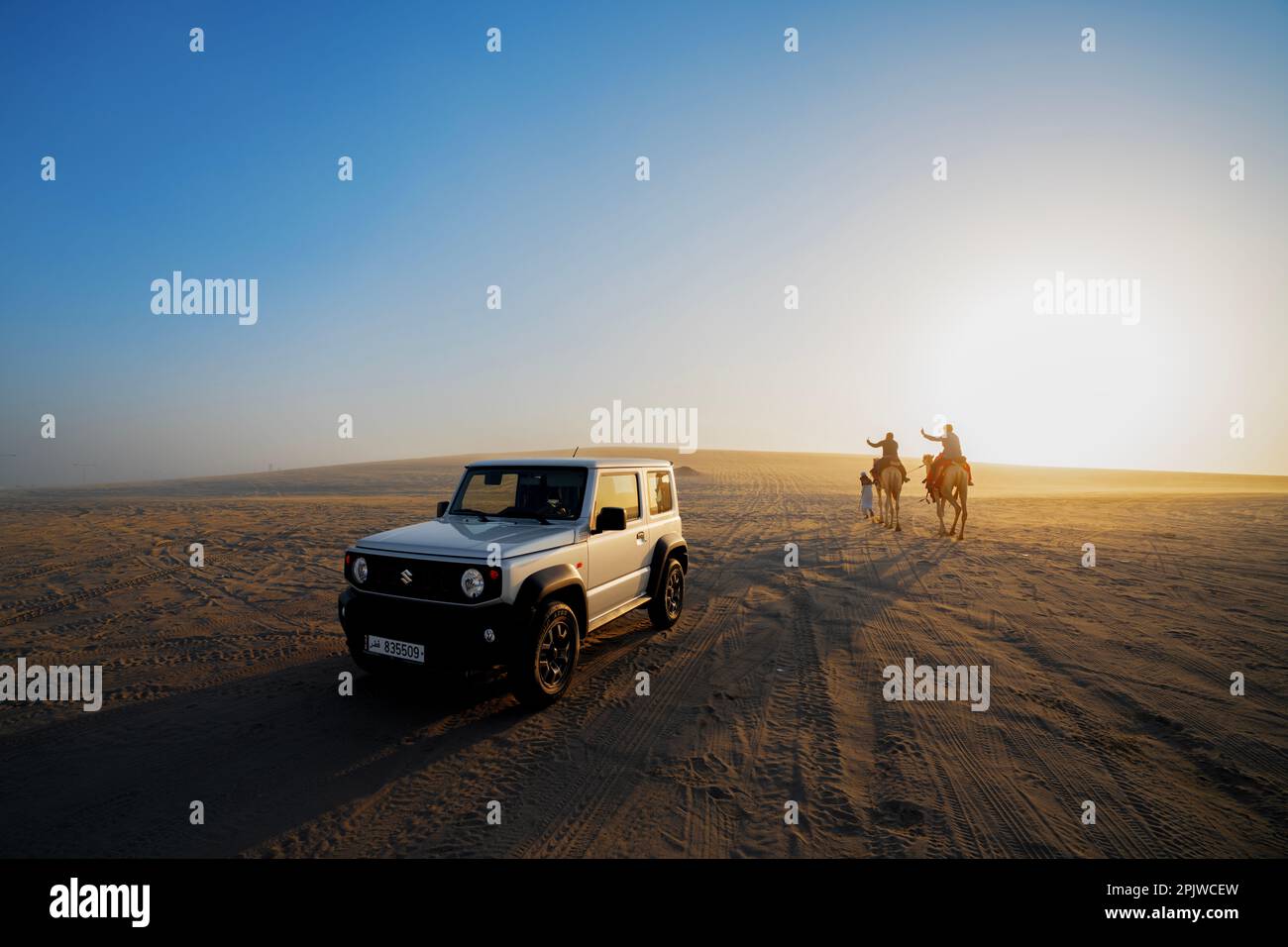 Suzuki Jimny  4×4 drive Doha Qatar 10-01-2023 Stock Photo