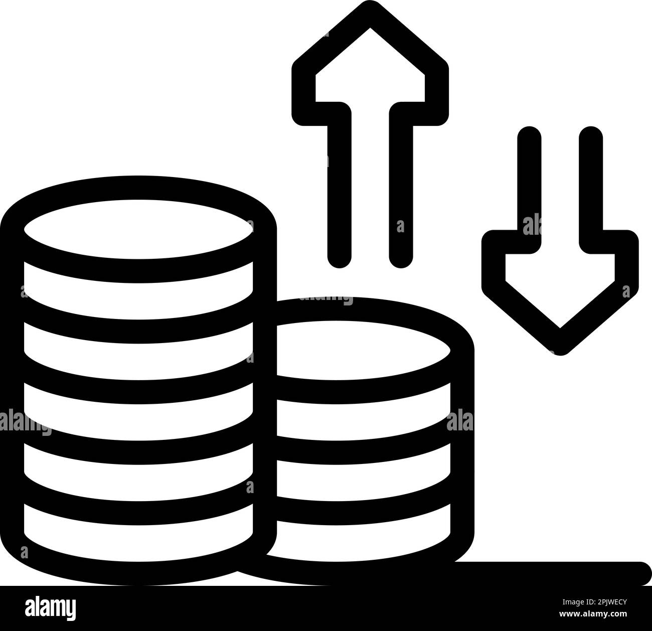 Pay cut vector vectors Black and White Stock Photos & Images - Alamy