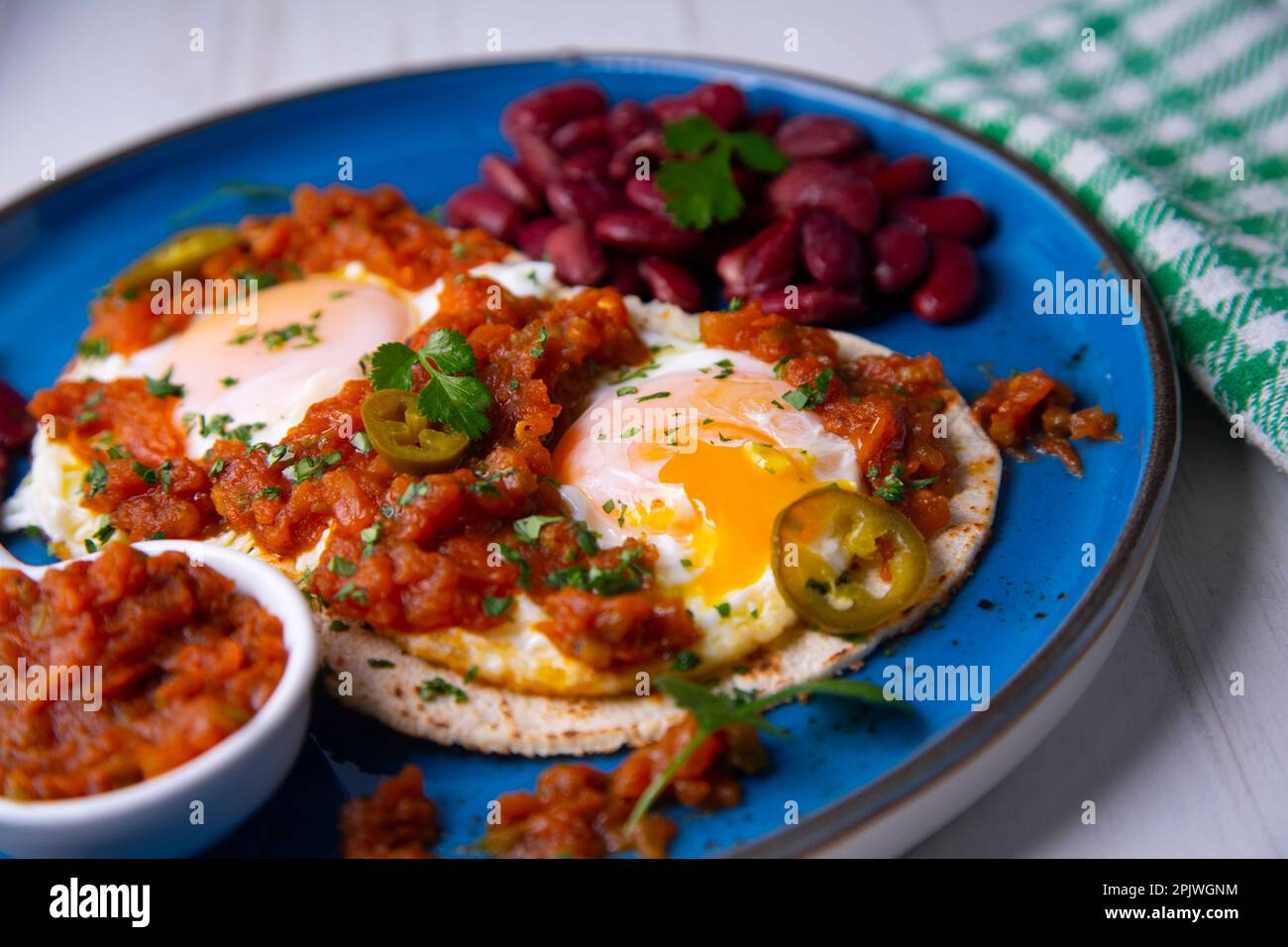 Huevos Rancheros Are A Traditional Mexican Breakfast Which Basically