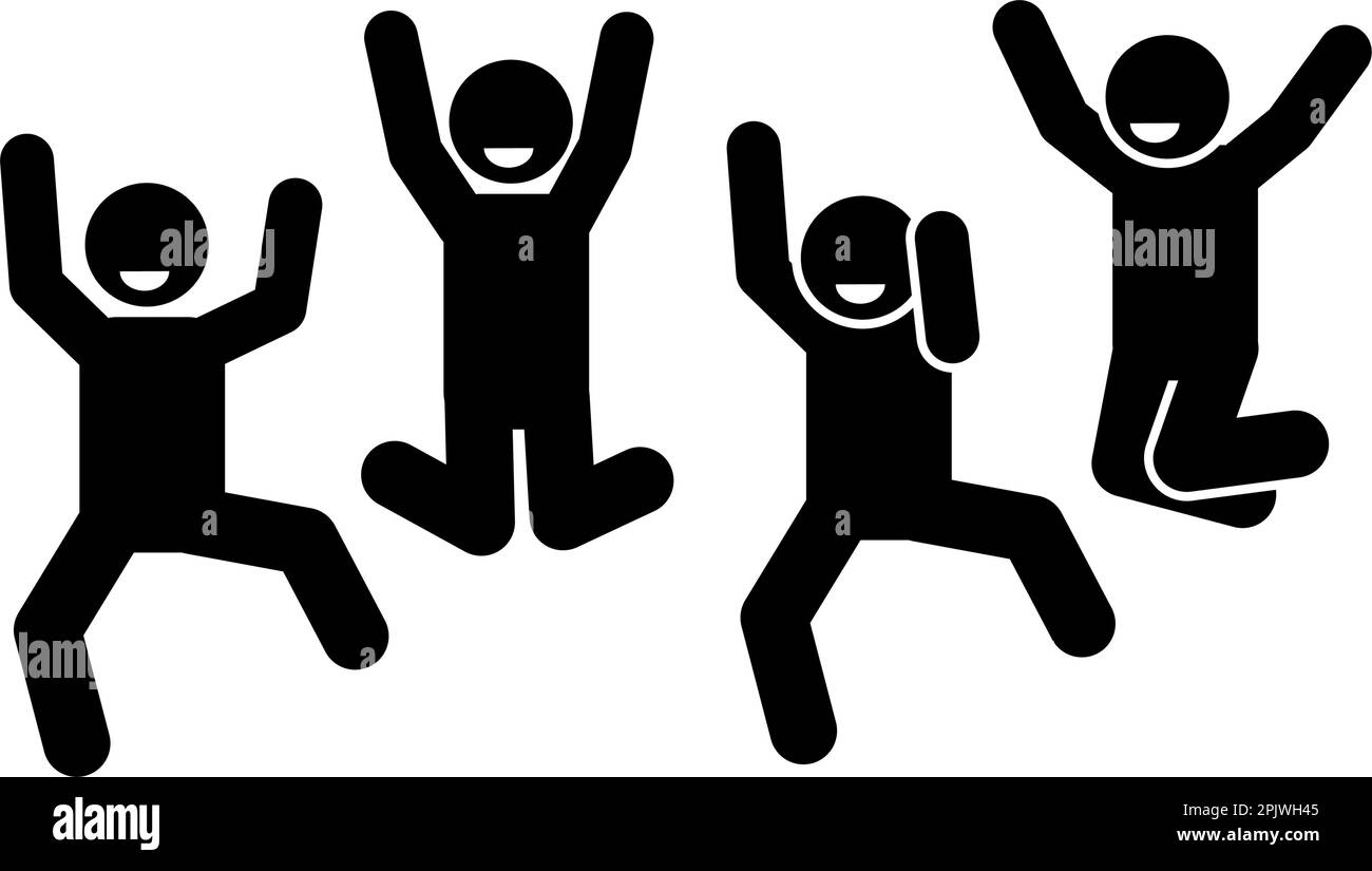 Stick figures and pictograms are simple but effective ways to convey