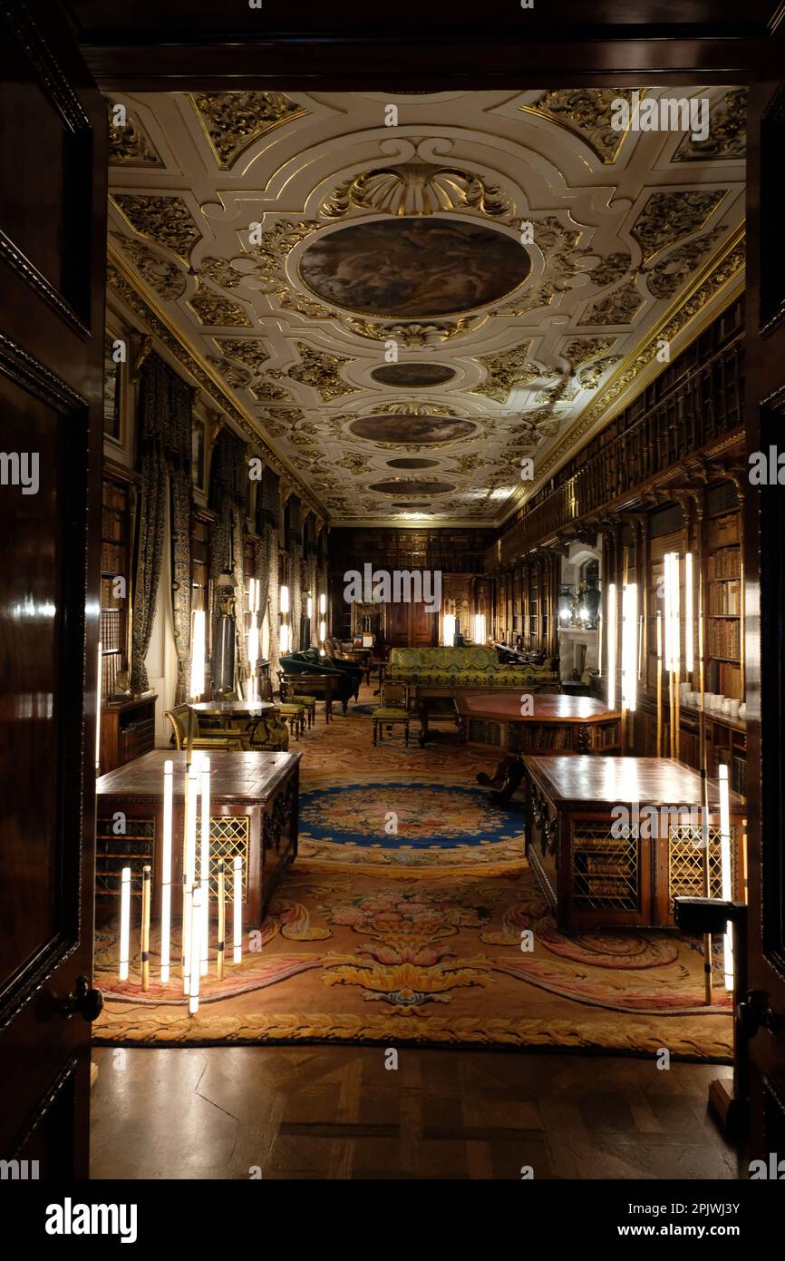 Chatsworth House Derbyshire Stock Photo Alamy