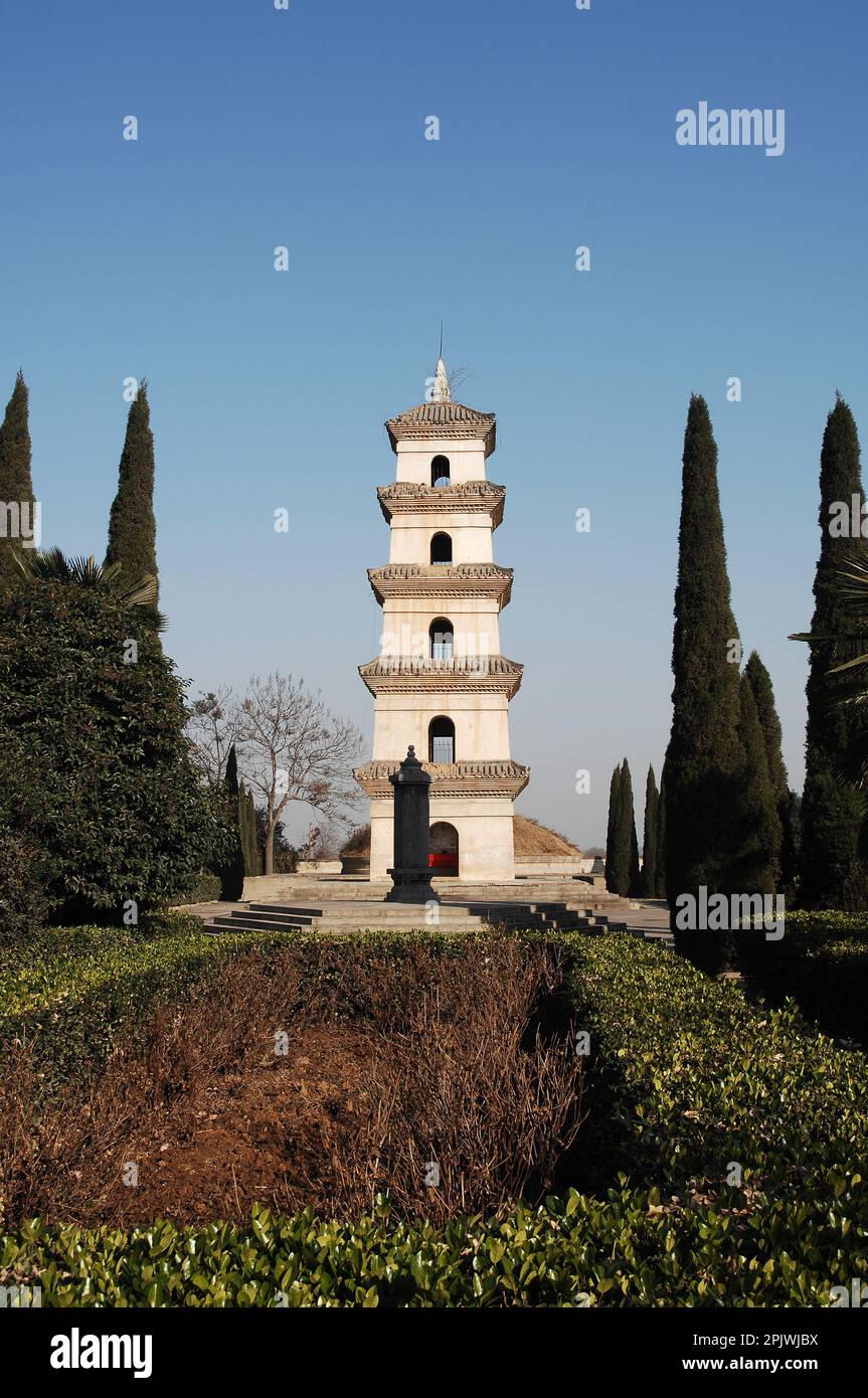The pagoda tomb of Xuanzang. Henan, near Luoyang, China Stock Photo