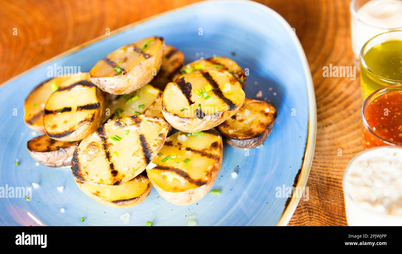 French Fries are potatoes that are made by cutting them into batons and