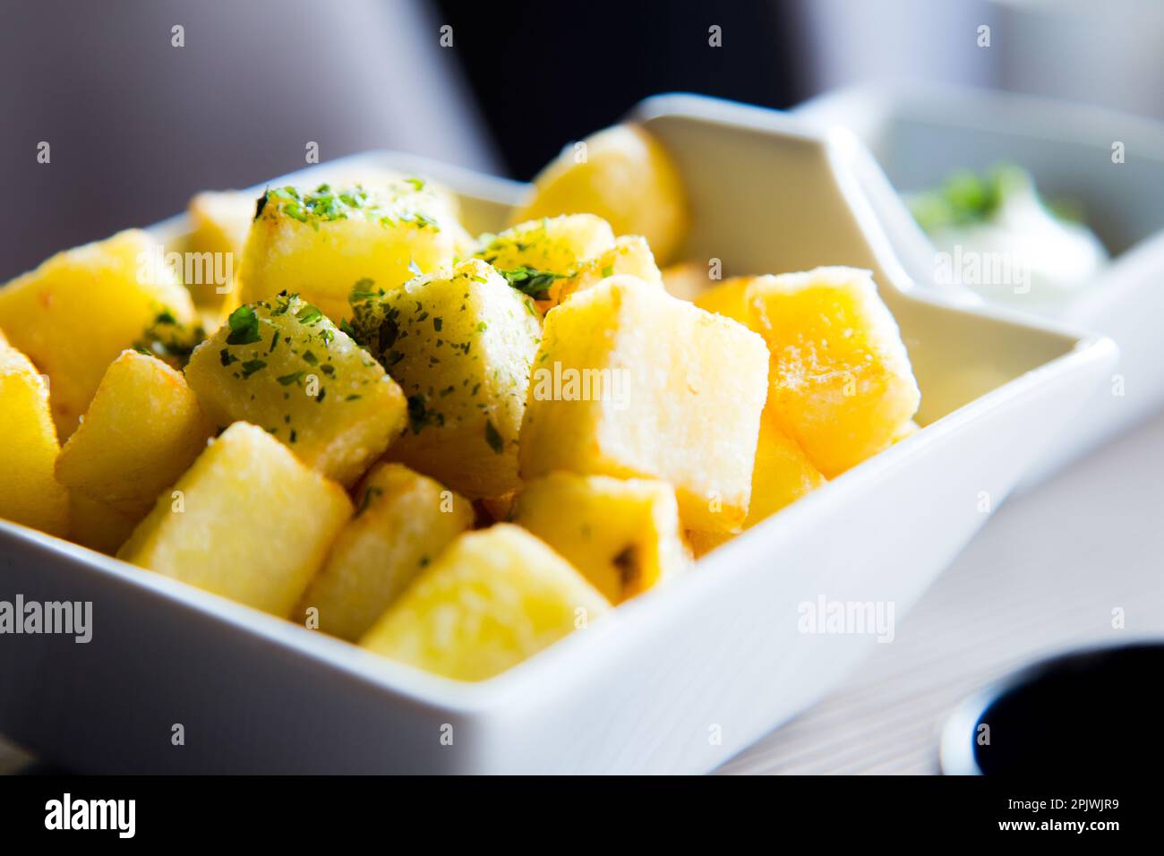 French Fries are potatoes that are made by cutting them into batons and