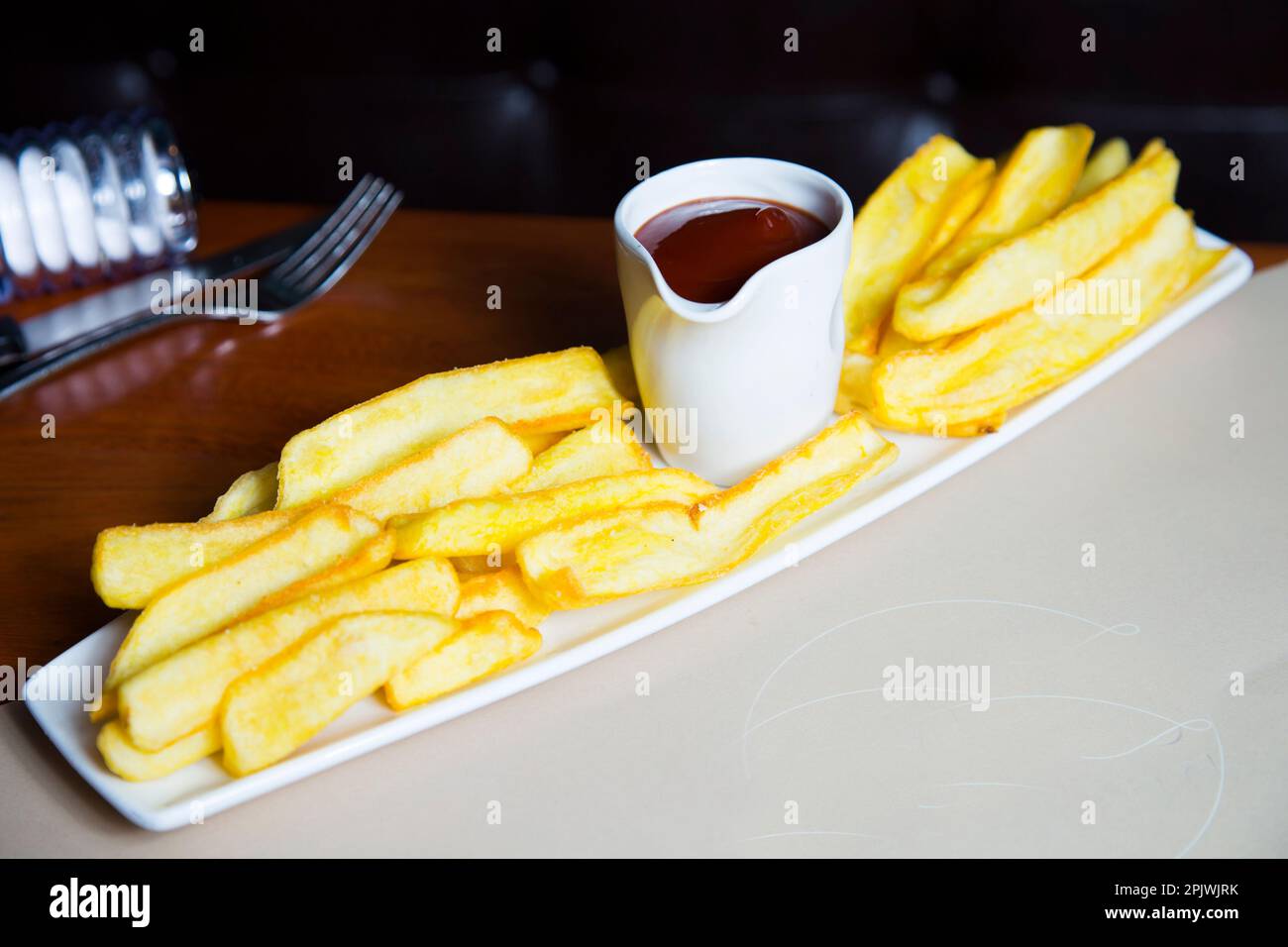 French Fries are potatoes that are made by cutting them into batons and