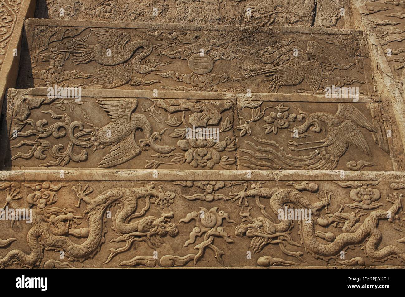 Details of the buildings within the Forbidden City. Beijing; China Stock Photo