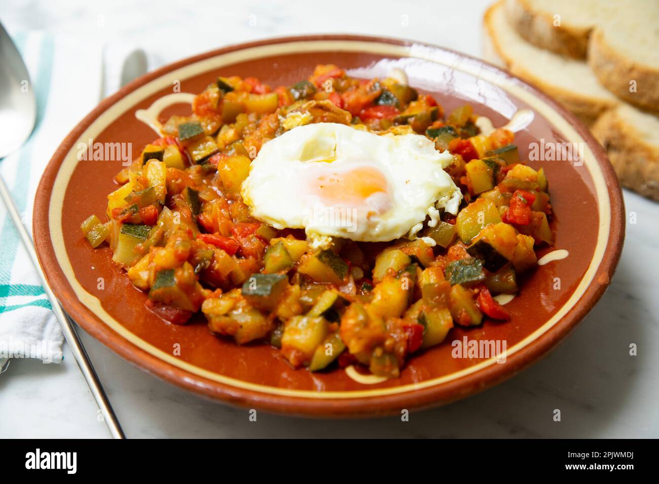 Manchego Pisto, also known simply as ratatouille, is a traditional dish ...