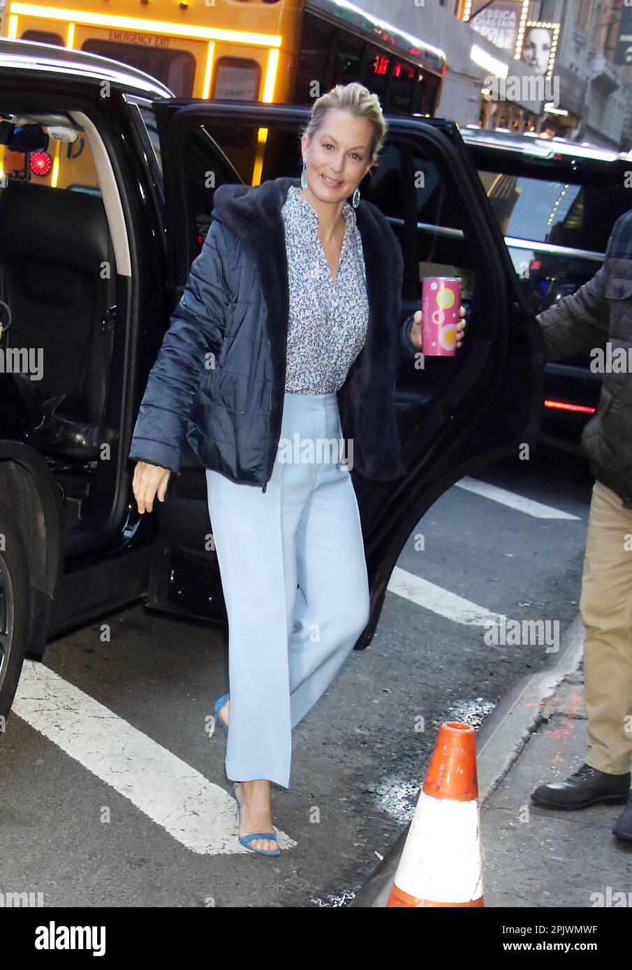 New York, NY, USA. 03rd Apr, 2023. Ali Wentworth seen at Good Morning