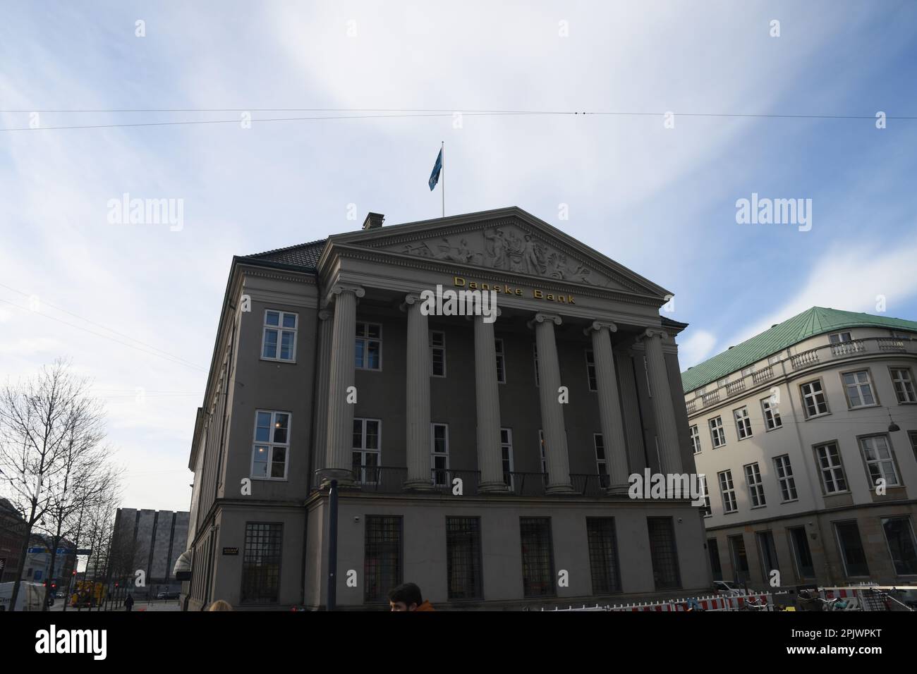Copenhagen /Denmark/04 April 2023/Danske bank head office buiding in