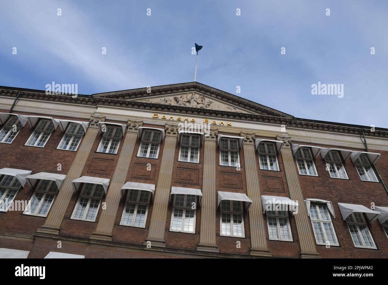 Copenhagen /Denmark/04 April 2023/Danske bank head office buiding in