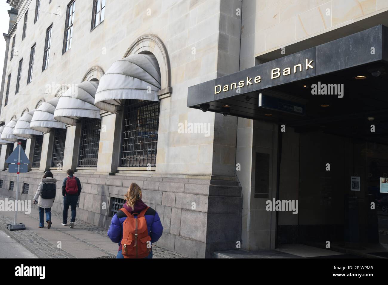 Copenhagen /Denmark/04 April 2023/Danske bank head office buiding in ...
