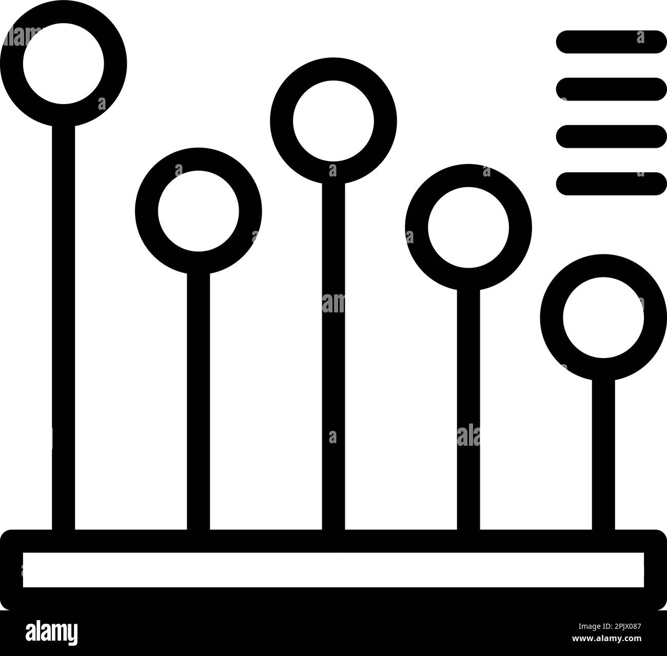 Poverty chart icon outline vector. Poor people. Money person Stock Vector