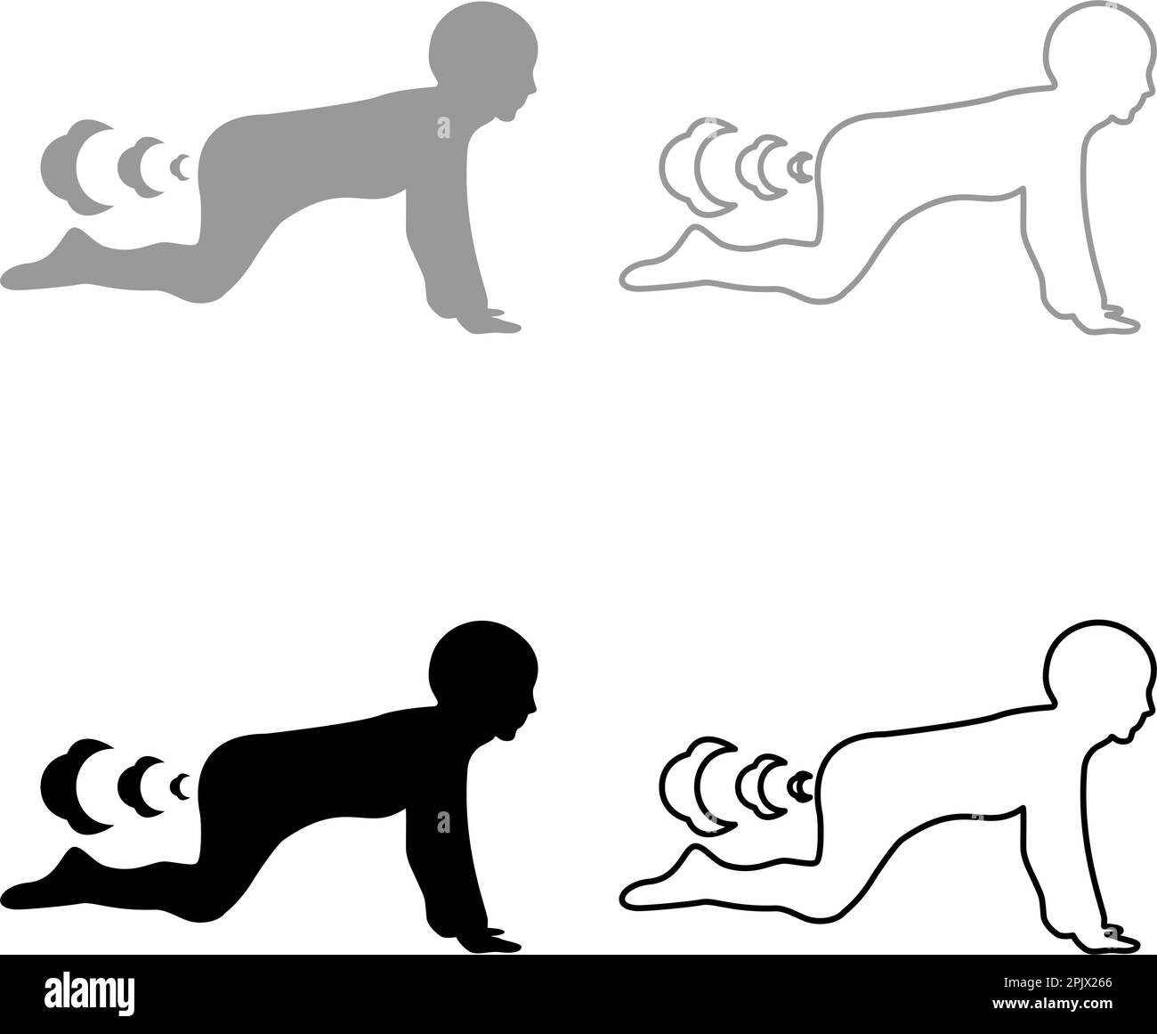Child kid farts break wind farting bloating gas cloud stench bad smell