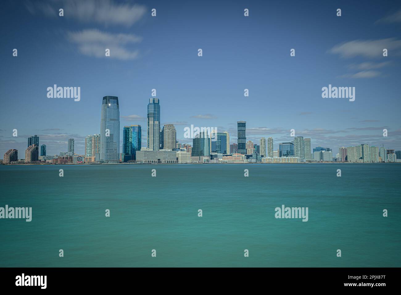 Jersey new york seen from battery park new york stock photo alamy