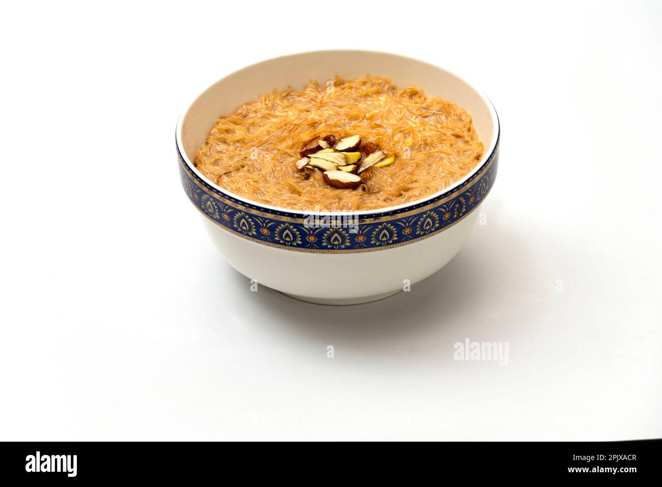 Delicious and Sweet Seviyan or Sheer Korma. Indian - Pakistani Traditional Sweet Food. Specially for Eid Stock Photo