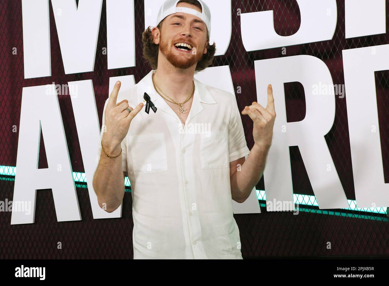 Bailey Zimmerman attends the 2023 CMT Music Awards at Moody Center on