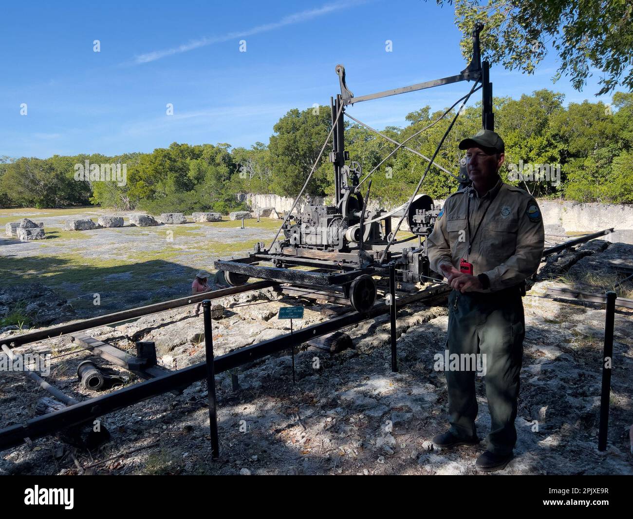 Islamorada, FL USA - January 18, 2023: A Florida State Park Ranger ...