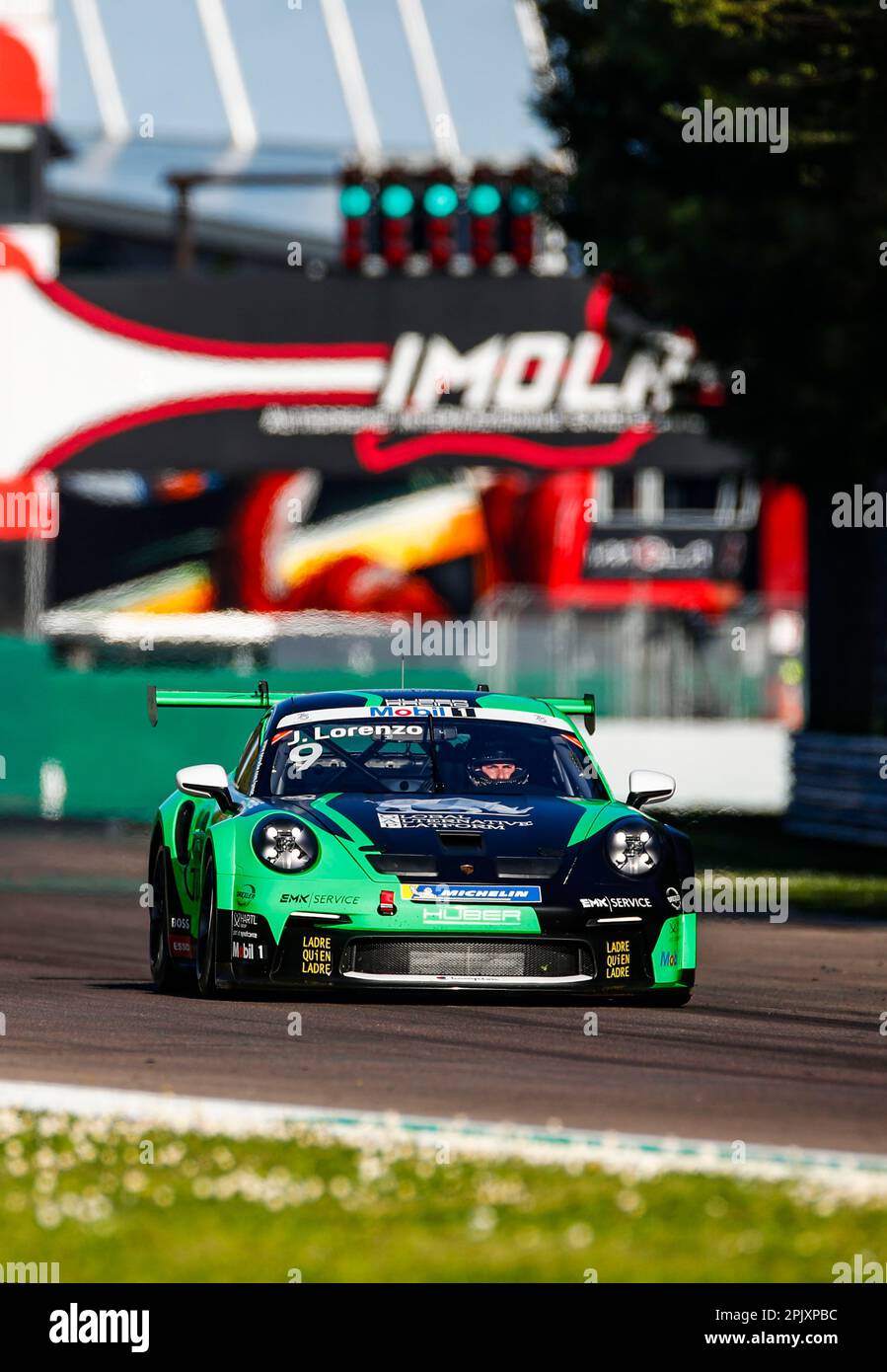 Racing 9 Porsche 911 GT3 Cup, Jorge Lorenzo (E), Team Huber Racing (#9 Stock ...