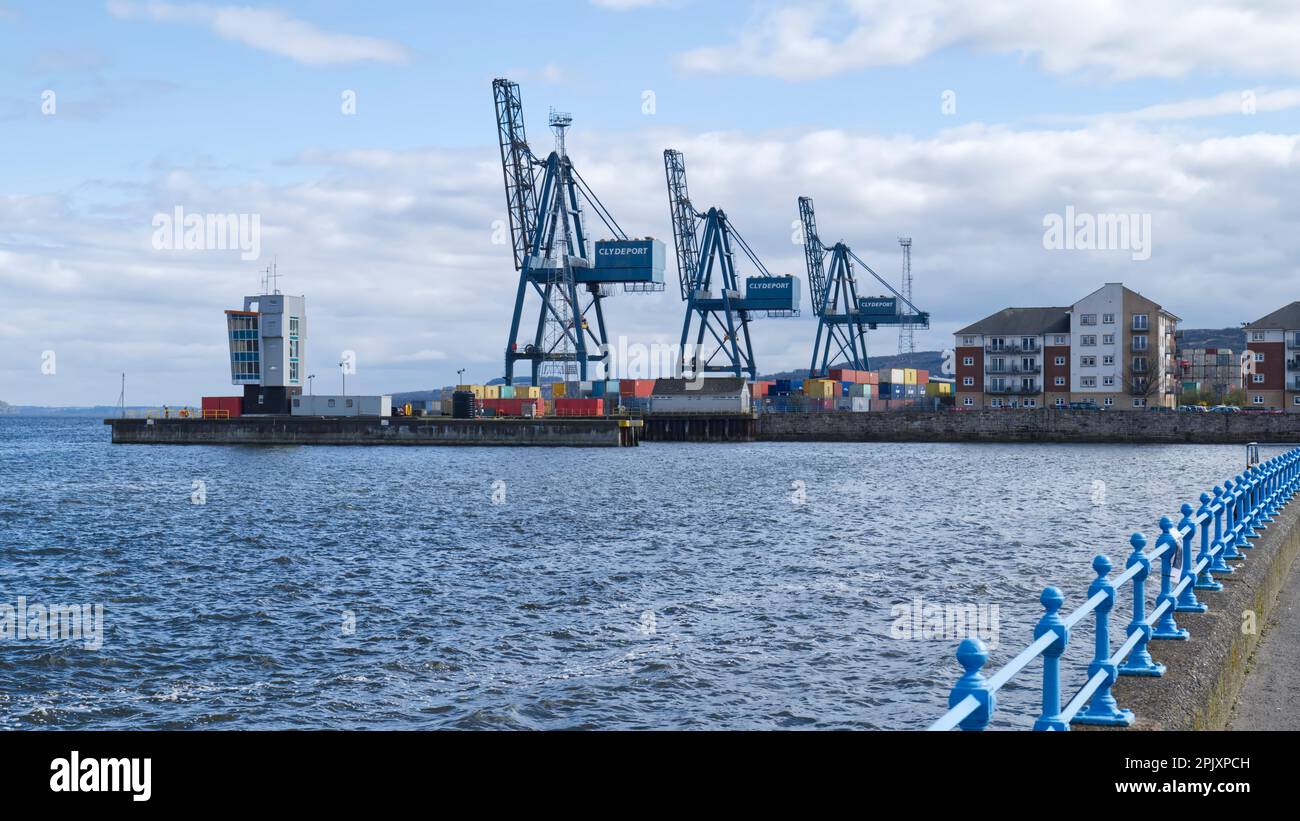 Greenock Ocean Terminal,Clydeport container terminal,Greenock,,Scotland