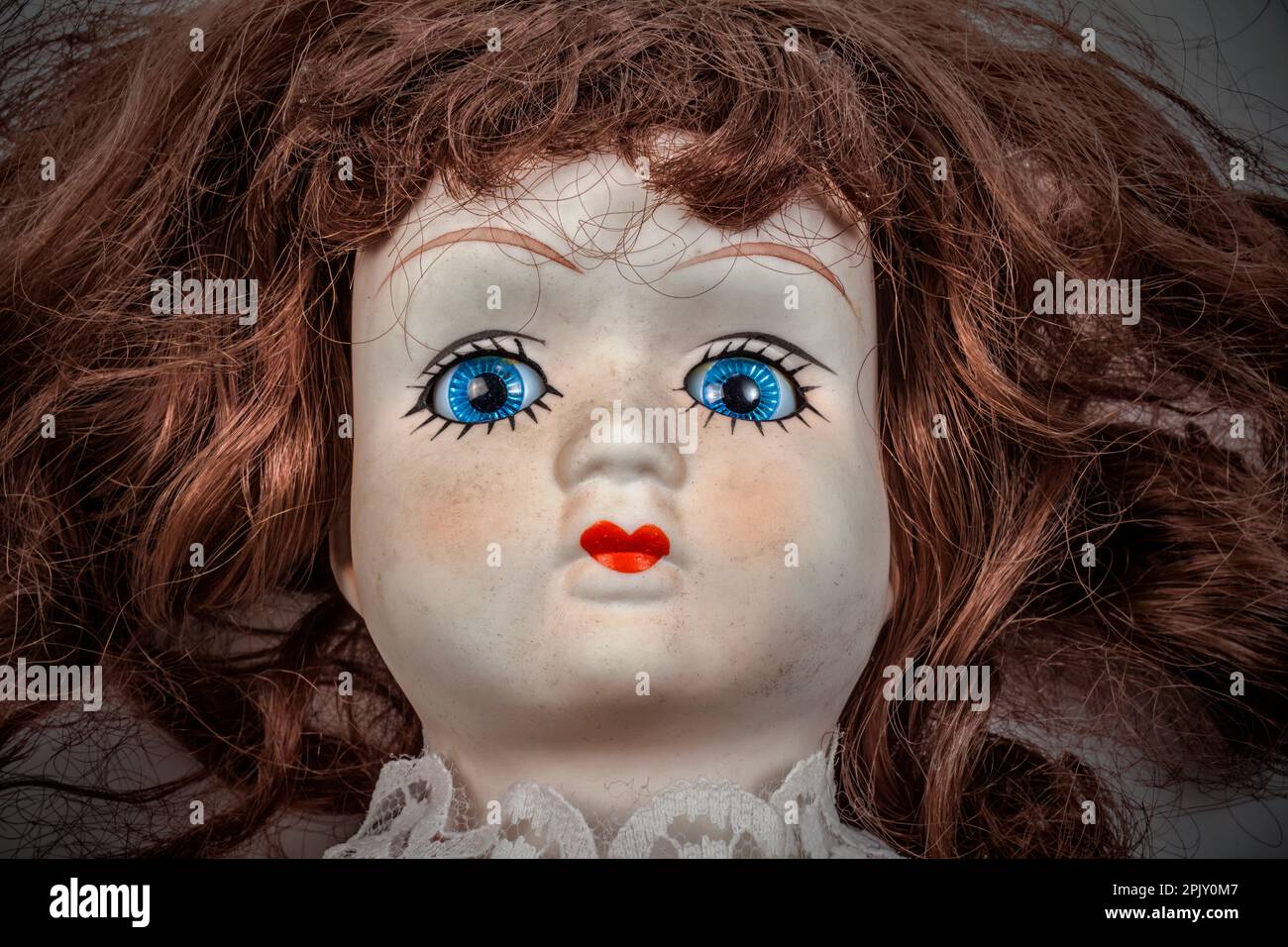 Old doll Stock Photo