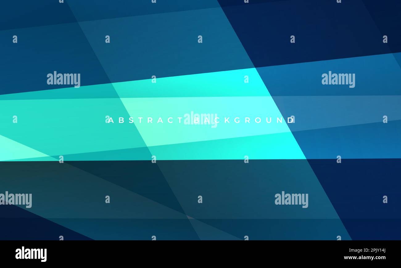 Blue and green modern abstract background with diagonal geometric