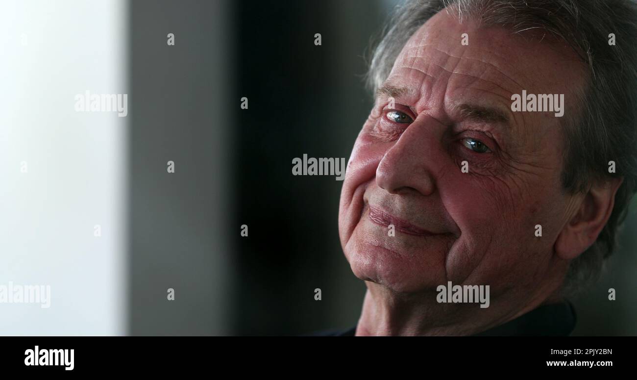 Portrait happy older man looking hi-res stock photography and images ...