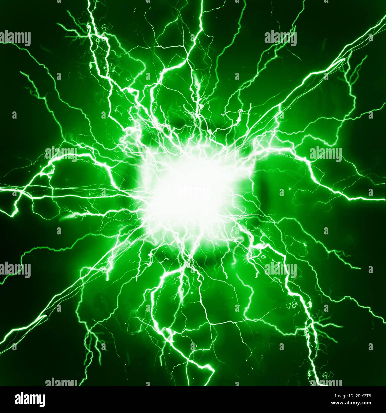 Plasma pure energy and power of green electrical electricity Stock